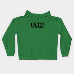 WKRP in Cincinnati (black) Kids Hoodie